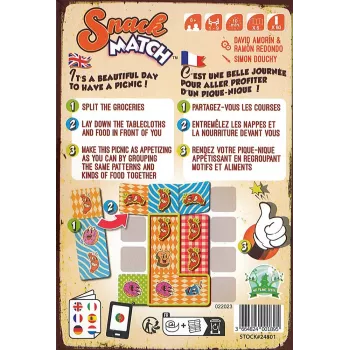 Jeu de stratégie Snack Match - En Quête de Jeux