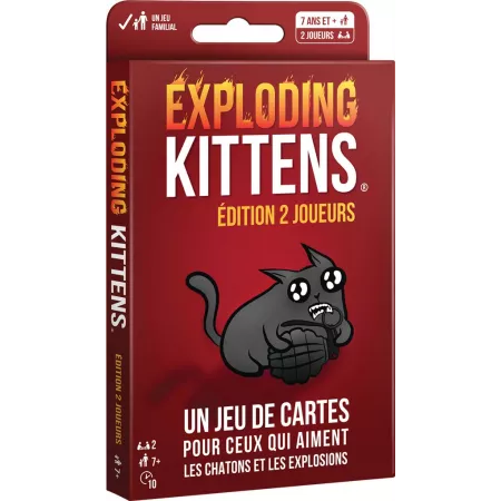 Exploding Kittens 2 joueurs | Jeu de cartes duel