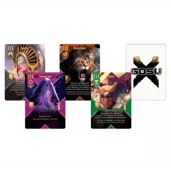jeu de carte d'affrontement - Gosu X - En quête de jeux