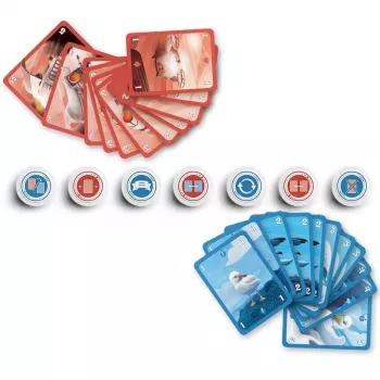 jeu de carte d'affrontement - Drones VS Goélands - En quête de jeux