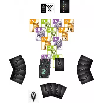 Jeu de cartes coopératif Syncro - En Quête de Jeux
