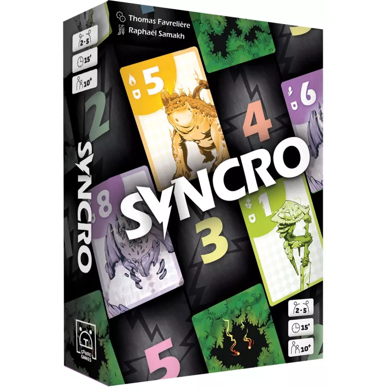 Jeu de cartes coopératif Syncro - En Quête de Jeux