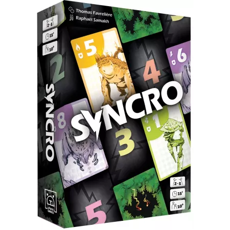 Jeu de cartes coopératif Syncro - En Quête de Jeux