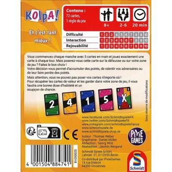 Kolpa | Jeu de cartes stratégie et pièges