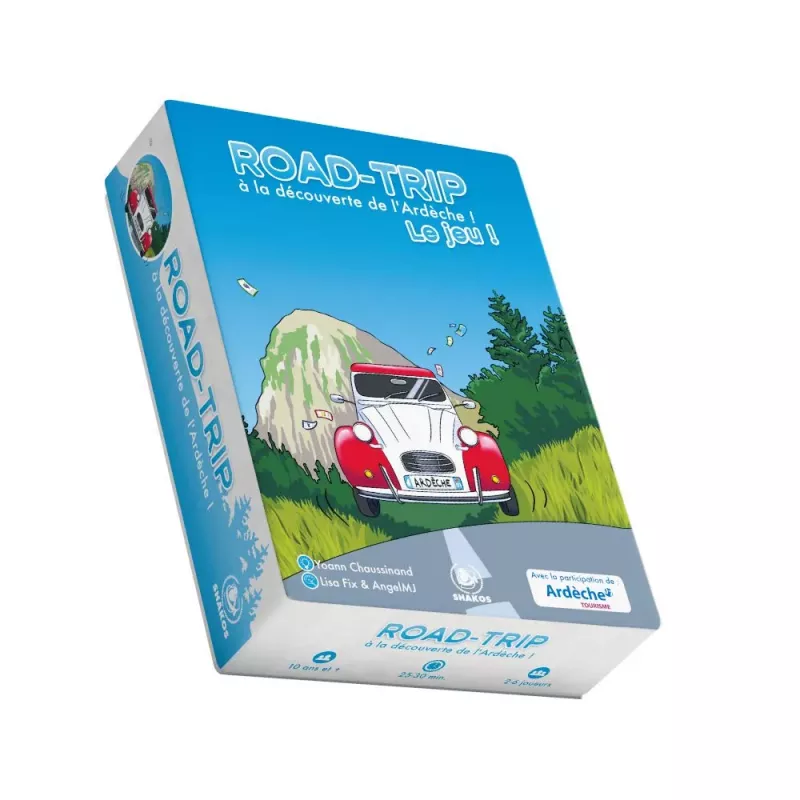 Jeu familial Road Trip en Ardèche - En Quête de Jeux