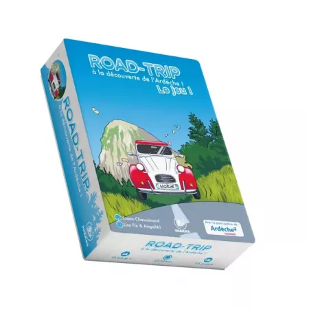 Jeu familial Road Trip en Ardèche - En Quête de Jeux