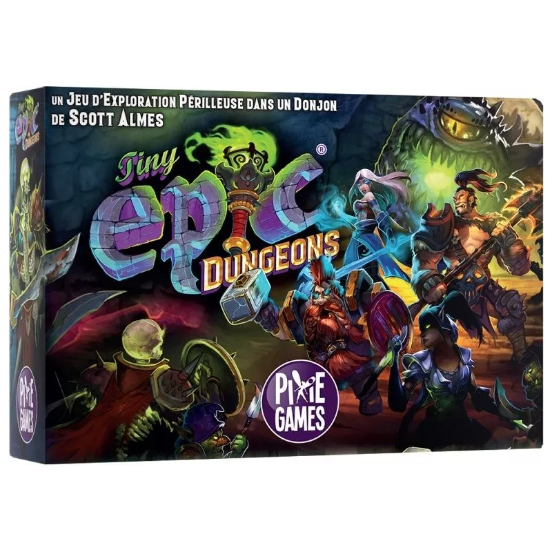 Jeu d'exploration donjon Tiny Epic Dungeons - En Quête de Jeux Jeu d'exploration donjon Tiny Epic Dungeons - En Quête de Jeux