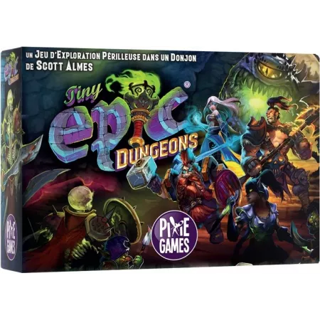 Jeu d'exploration donjon Tiny Epic Dungeons - En Quête de Jeux