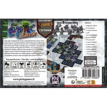Jeu d'exploration donjon Tiny Epic Dungeons - En Quête de Jeux