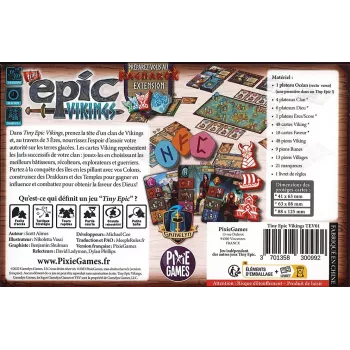 Jeu de stratégie Tiny Epic Vikings - En Quête de Jeux