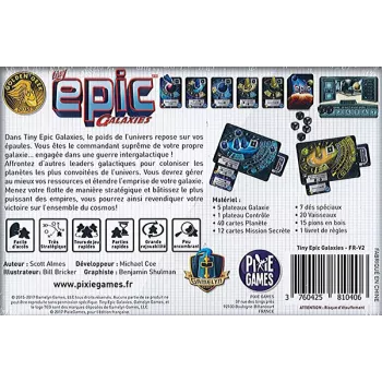 Jeu de stratégie Tiny epic Galaxies - En Quête de Jeux