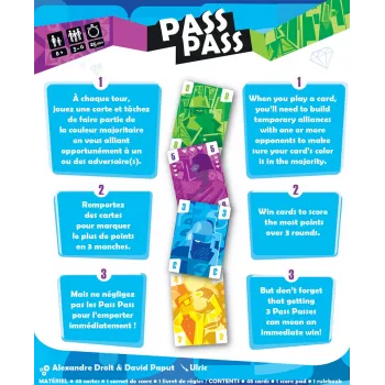 Jeu de cartes Pass Pass - En Quête de Jeux