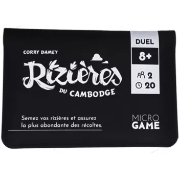 Jeux à deux de poche - Rizières du Cambodge - En Quête de Jeux