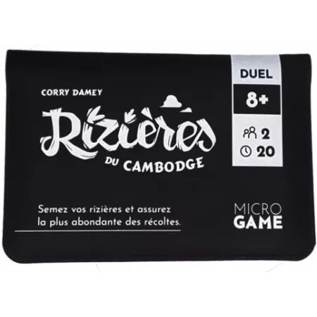 Jeux à deux de poche - Rizières du Cambodge - En Quête de Jeux
