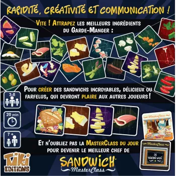 Jeu Sandwich MasterClass - En Quête de Jeux