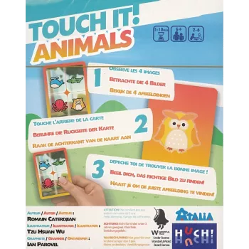 Jeu Tactile - Touch It! Animals - En quête de jeux