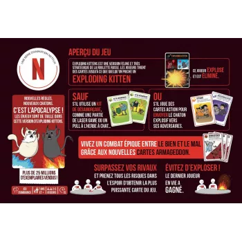 Jeu d'ambiance Exploding Kittens - Bien VS Mal - En Quête de Jeux