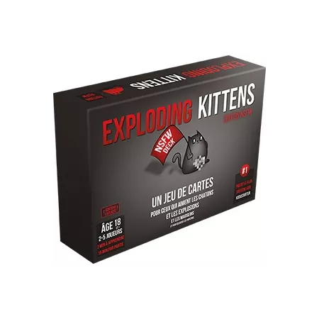 Jeu Exploding Kittens - NSFW Edition - En Quête De Jeux