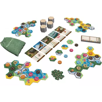 Jeu de pose de tuiles Cascadia - En Quête de Jeux