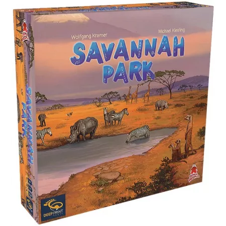 Jeu de pose de tuiles Savannah Park - En Quête de Jeux
