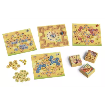 Jeu de pose de tuiles Savannah Park - En Quête de Jeux