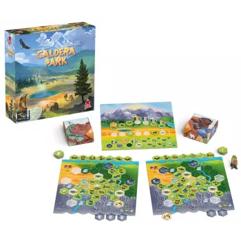 Jeu de pose de tuiles Caldera Park - En Quête de Jeux
