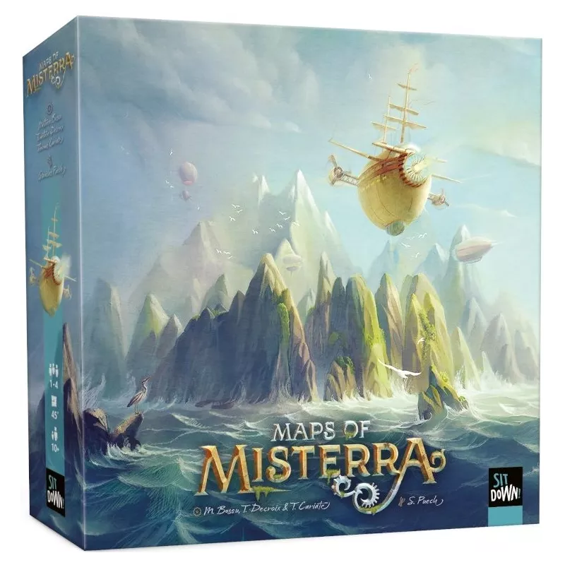 Jeu de placement de tuiles - Maps of Misterra - En Quête de Jeux