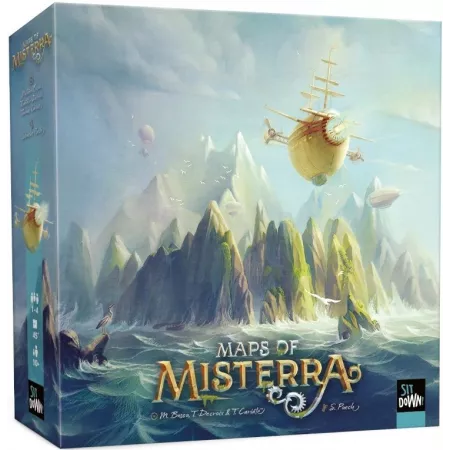 Jeu de placement de tuiles - Maps of Misterra - En Quête de Jeux