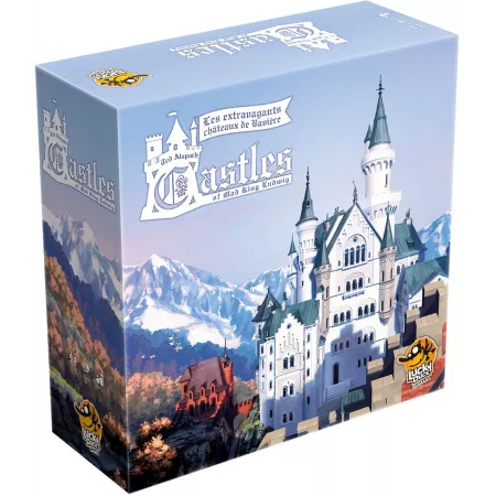 Jeu de pose de tuiles Castles of Mad King Ludwig : Les Extravagants Châteaux de Bouvière - En Quête de Jeux