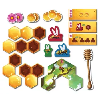 Jeu de pose de tuiles Alvéola - En quête de jeux