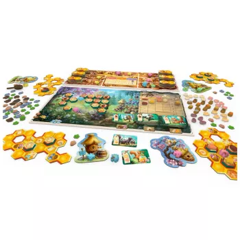 Jeu de placement de tuile Honey Buzz - En Quête de jeux