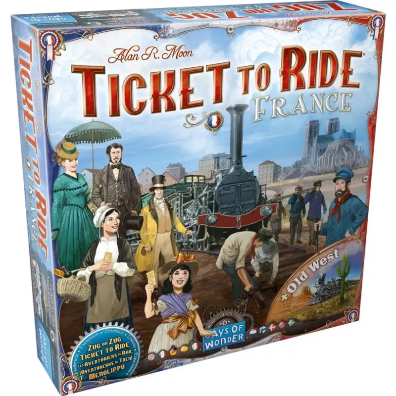 Extension France/old west Aventuriers du Rail - En Quête de Jeux