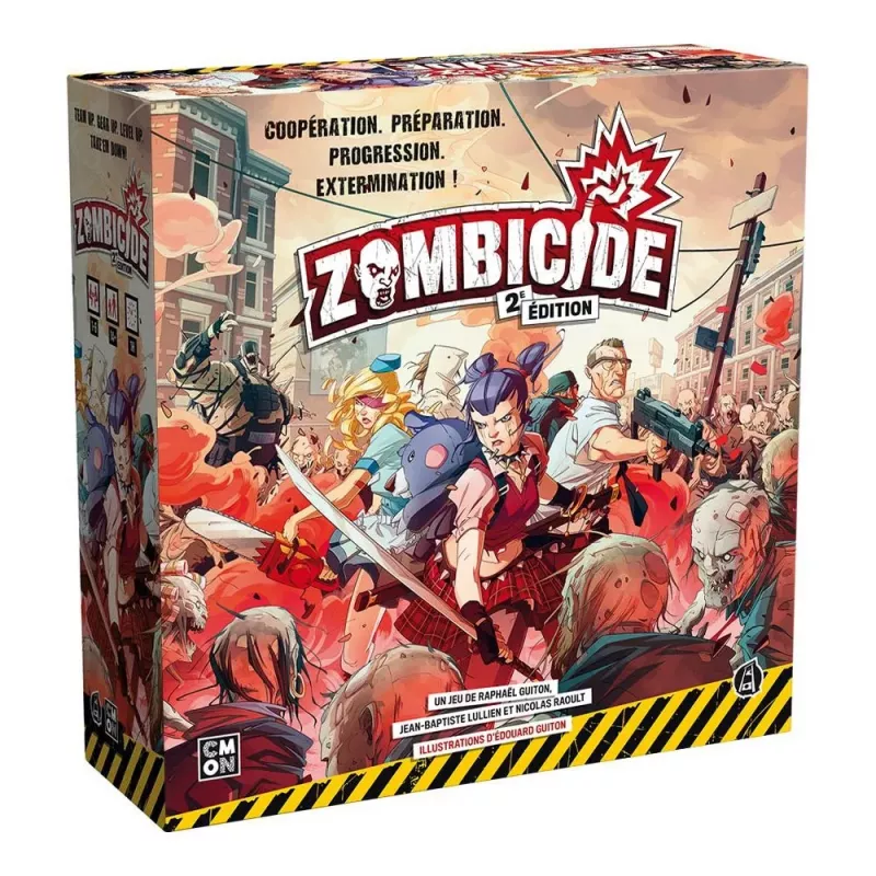Jeu de plateau coopératif - Zombicide - Saison 1 (2ème Édition) - En quête de jeux