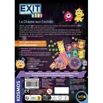 Jeu d'escape game Exit Kids : La chasse aux cookies - En Quête de Jeux