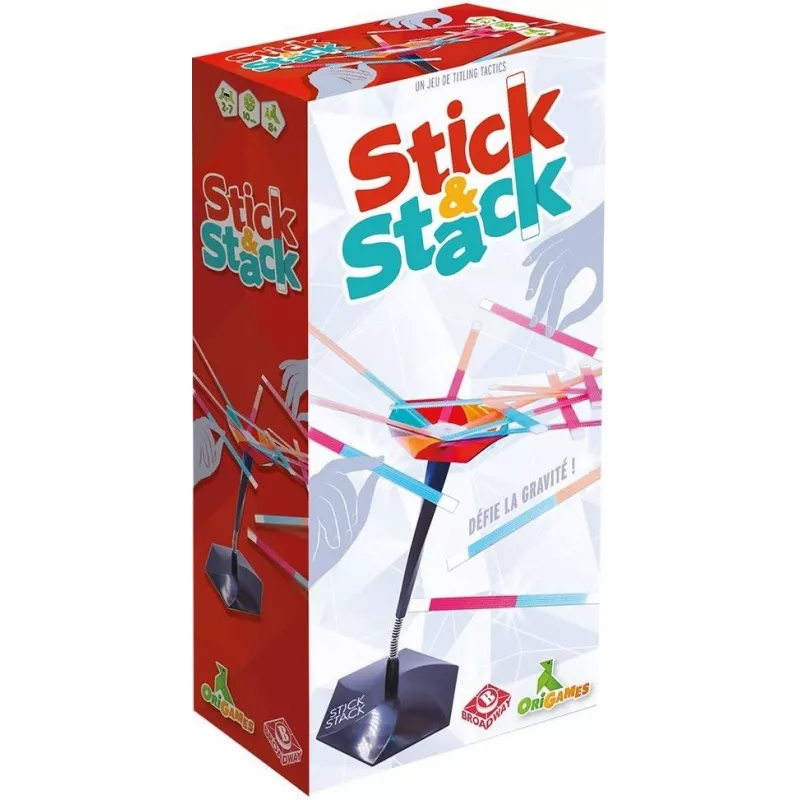 Jeu d'adresse Stick & Stack - En Quête de Jeux Jeu d'adresse Stick & Stack - En Quête de Jeux