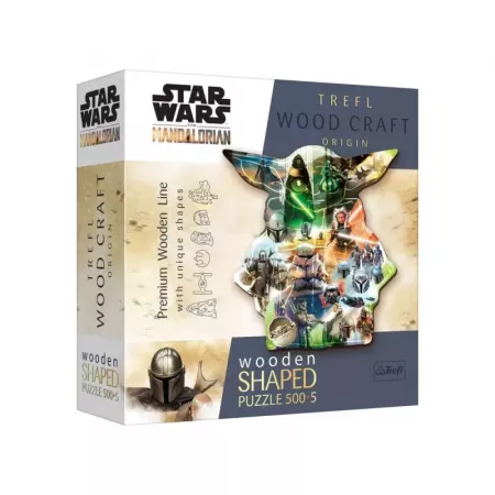 Puzzle Wood Craft - Star Wars Mandalorian 500+5 - En quête de jeux