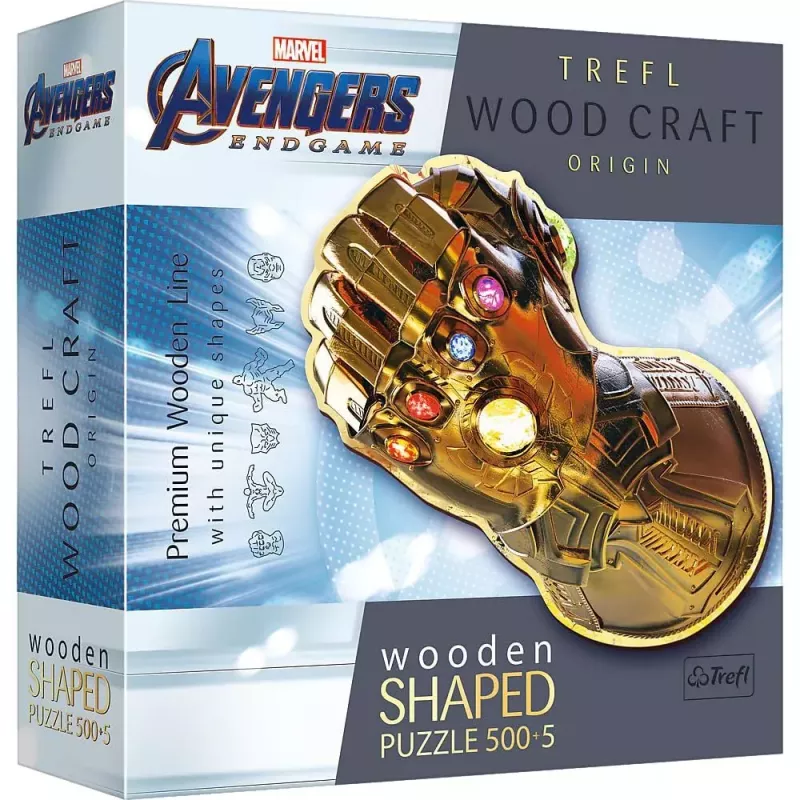Puzzle Wood Craft - Infinity Gloves Avengers 500+5 - En quête de jeux