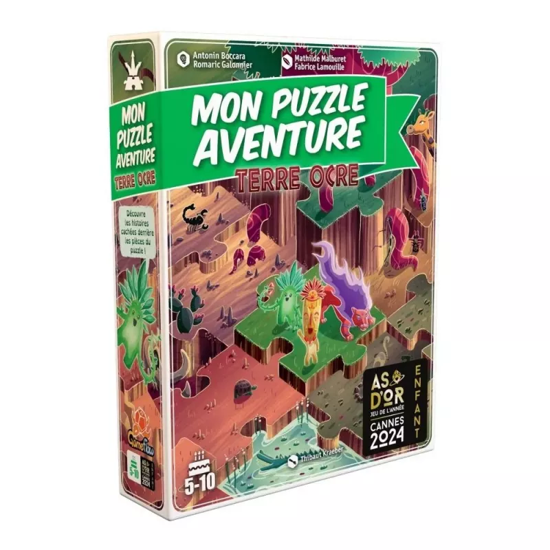 Puzzle aventure enfant - Mon puzzle aventure : Terre Ocre - En quête de jeux Puzzle aventure enfant - Mon puzzle aventure : Terre Ocre - En quête de jeux