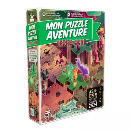 Puzzle aventure enfant - Mon puzzle aventure : Terre Ocre - En quête de jeux