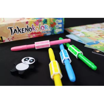Jeu de roll and write - Takenokolor - En quête de jeux