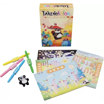 Jeu de roll and write - Takenokolor - En quête de jeux