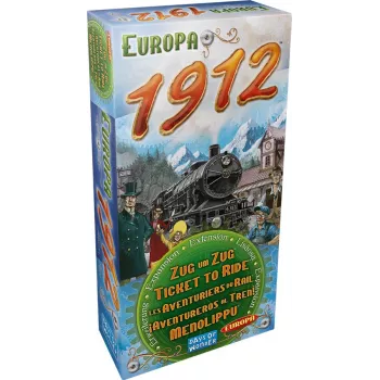 Extension 1912 Aventuriers du Rail Europe - En Quête de Jeux