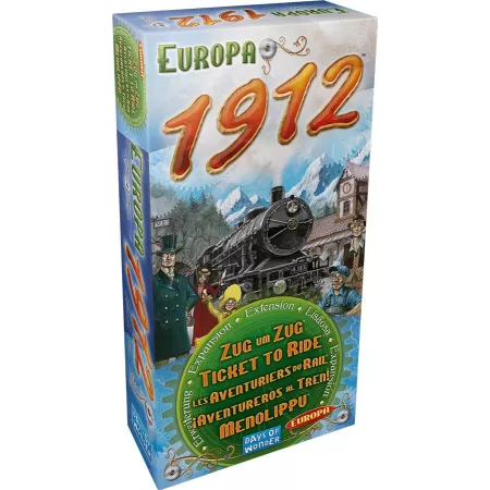 Extension 1912 Aventuriers du Rail Europe - En Quête de Jeux