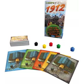 Extension 1912 Aventuriers du Rail Europe - En Quête de Jeux