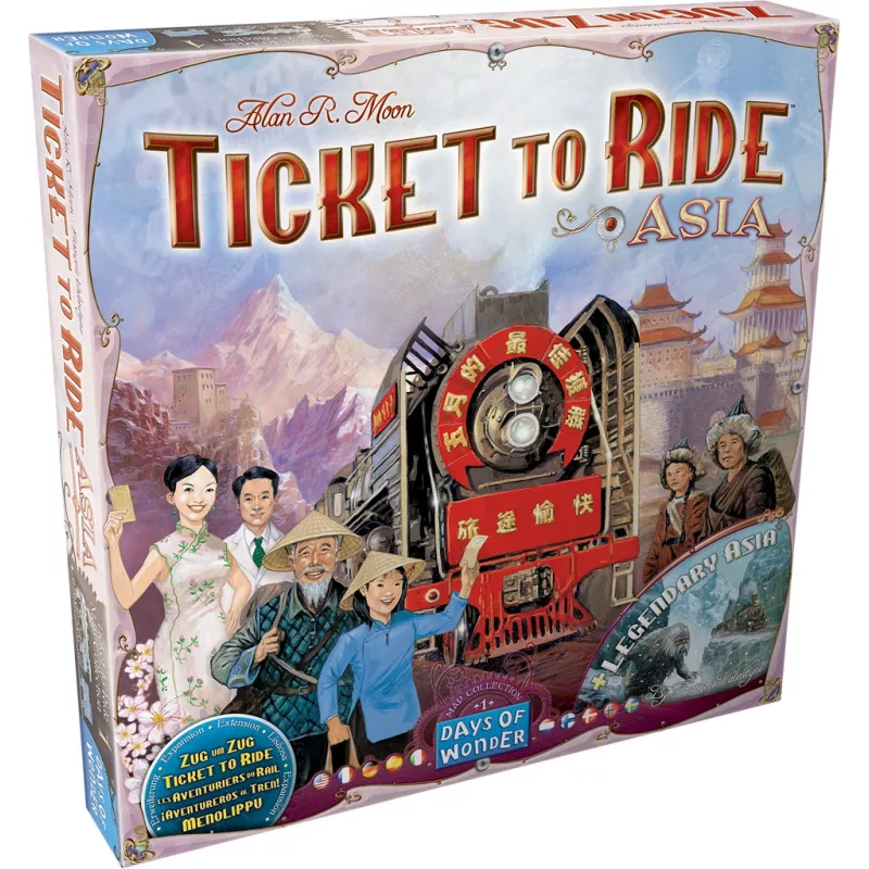 Extension Asie les aventuriers du Rail - En Quête de Jeux Extension Asie les aventuriers du Rail - En Quête de Jeux