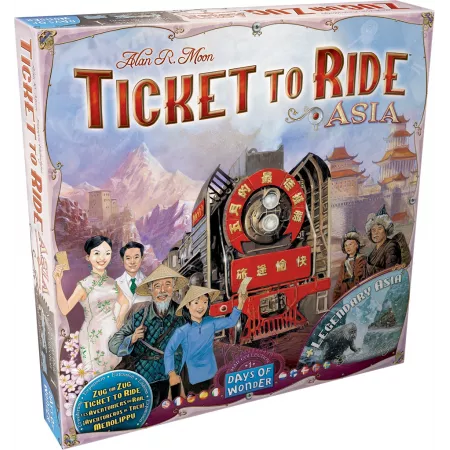 Extension Asie les aventuriers du Rail - En Quête de Jeux