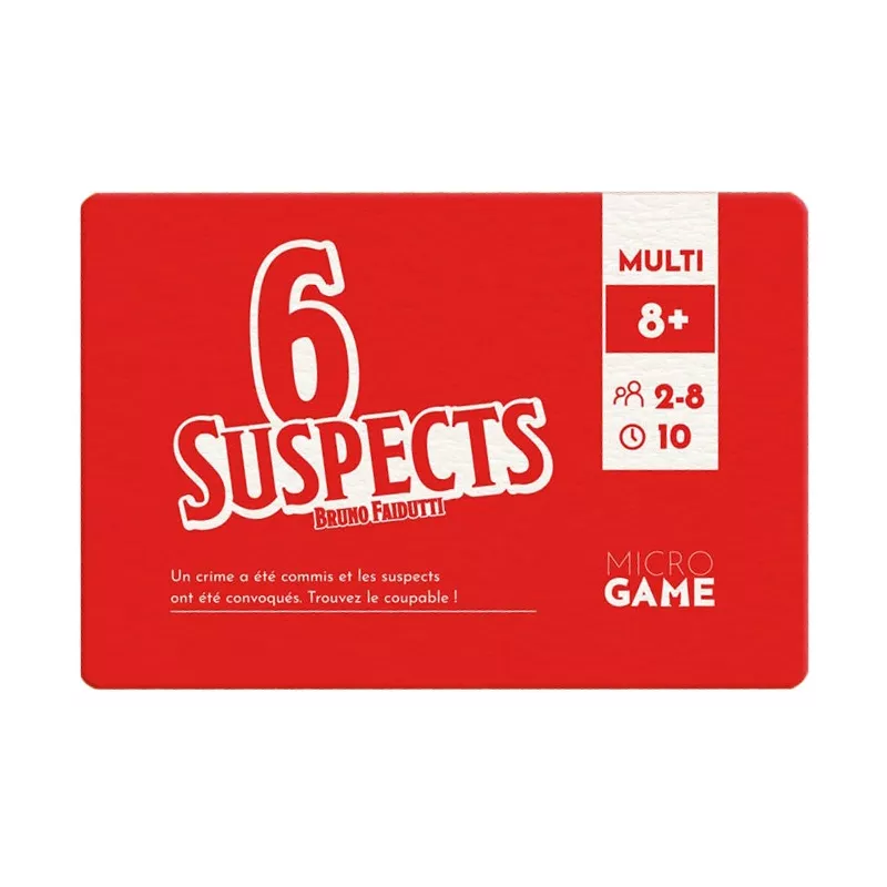 6 Suspects - En Quête de jeux