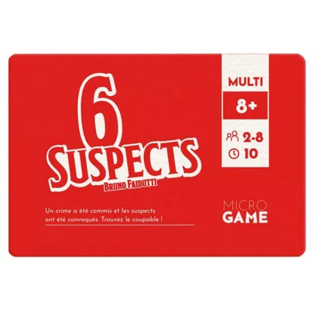 6 Suspects - En Quête de jeux