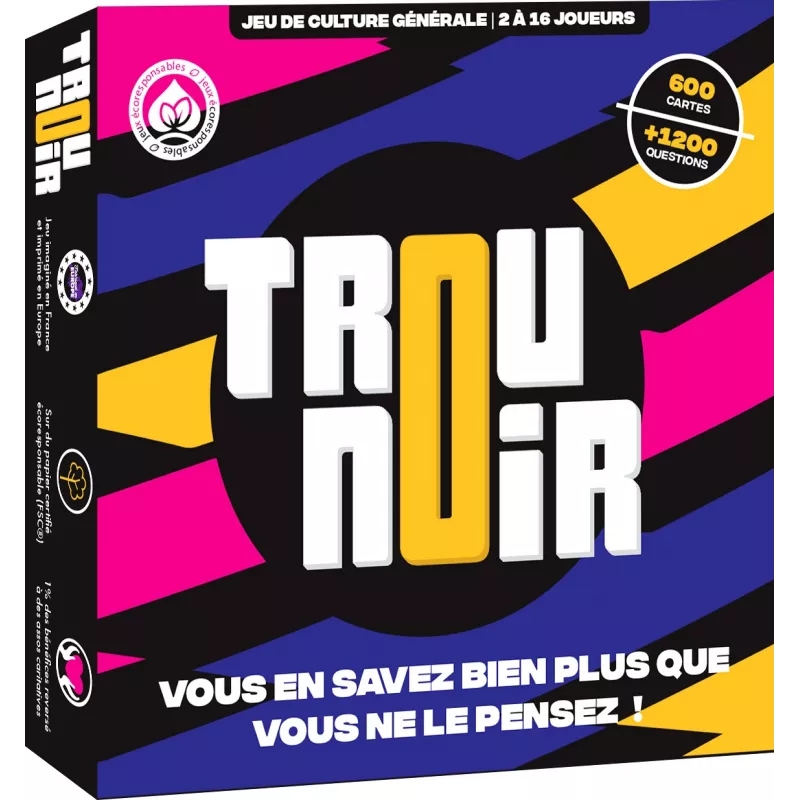 Jeu de quiz Trou Noir - En Quête de Jeux