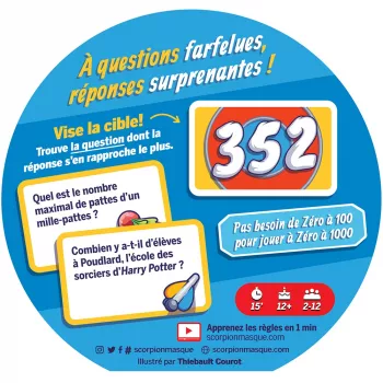 Jeu d'ambiance Zéro à 1000 - En Quête de Jeux